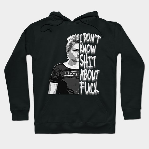 ruth i dont know shit about fuck Hoodie by Man Gun podcast